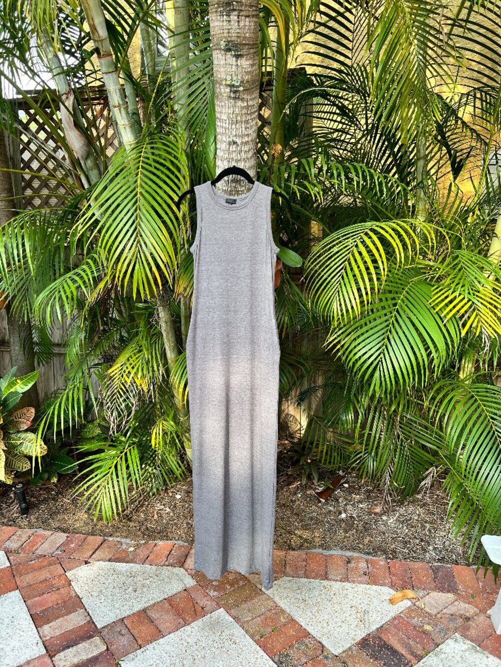 Sen Grey Maxi Dress from Anthropologie Size Small Pockets Excellent Condition